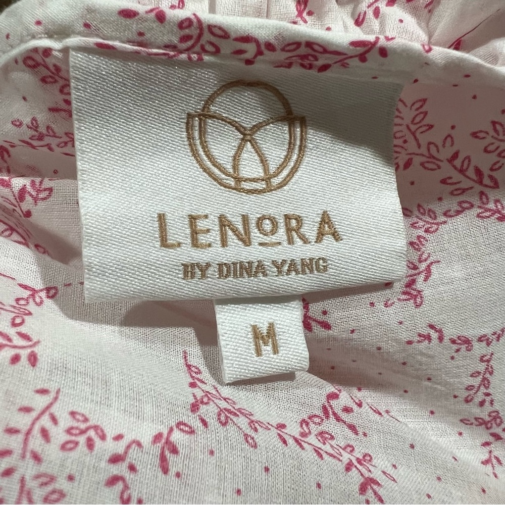 Lenora Josie Floral Ruffle Robe Size Medium - Picture 4 of 5